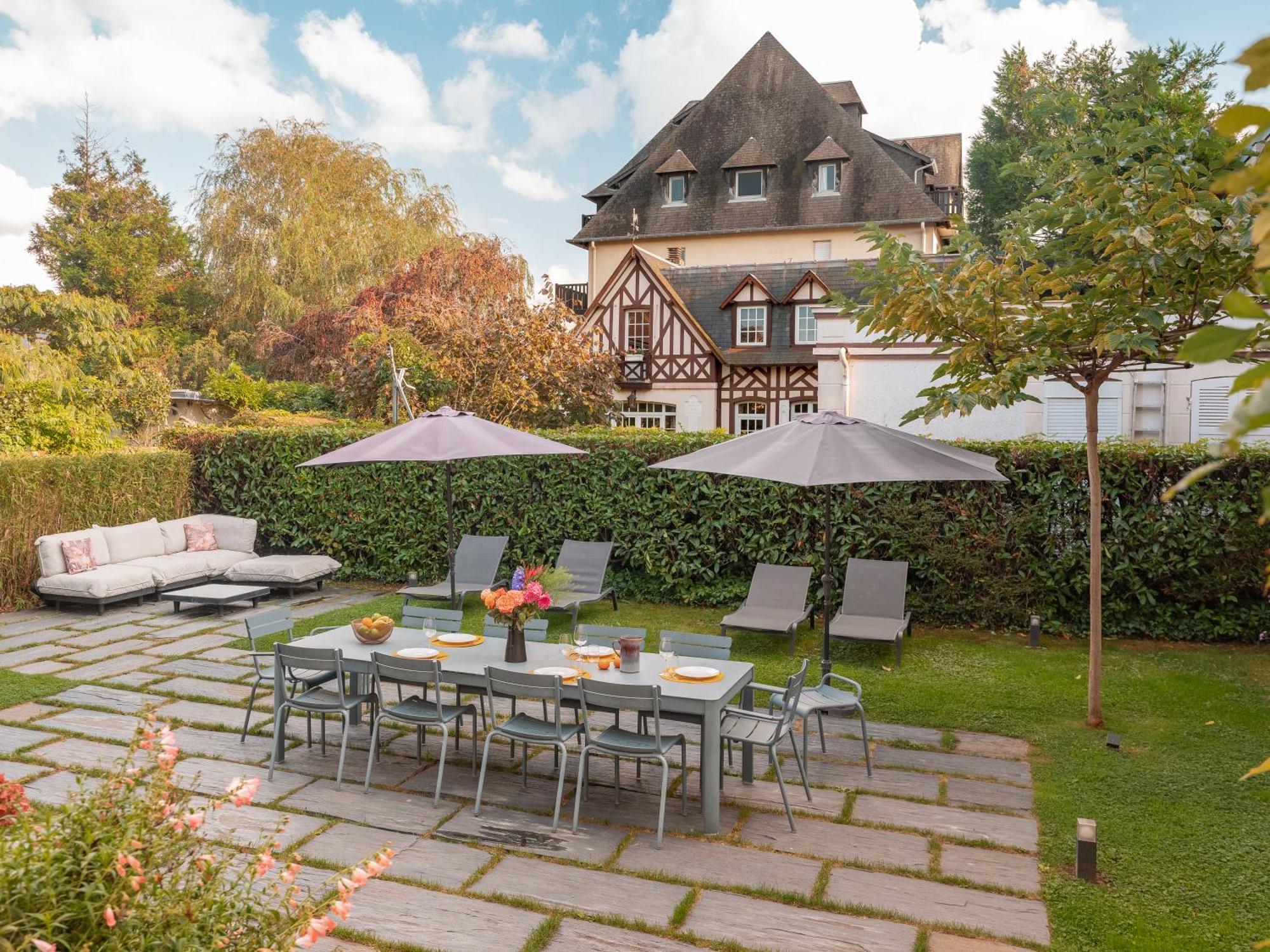 Villa Berry Centre Deauville - Chic & Stylee - Magnifique Jardin المظهر الخارجي الصورة